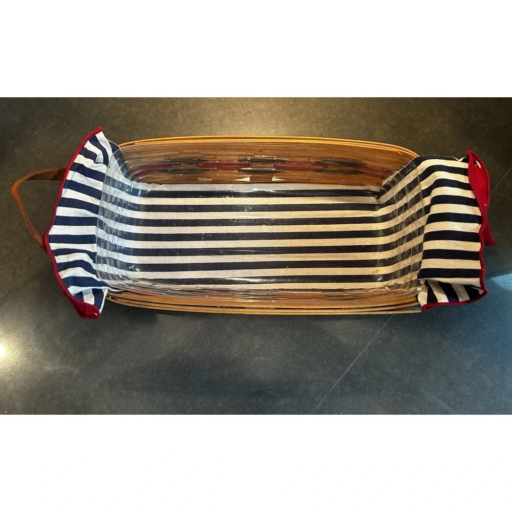 1993 Longaberger Crisco American Baking Celebration Basket Stars & Stripes Combo